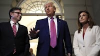 Trump on Capitol Hill implores divided Republicans to unify behind his big tax cuts bill