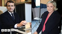 French election: Turnout sharply down in Le Pen-Macron battle