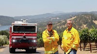They can’t get fire insurance. So California wineries are seeking out fire trucks and military tech