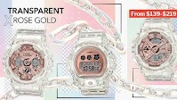G-SHOCK Has Transparent X Rose Gold Watches From 27 Jan For A Next Level CNY OOTD