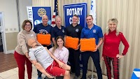 Rotary Club of Flagler Beach Donates AED’s to Flagler Beach Lifeguards