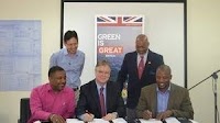 High Commission Kingston awards JMD 4.8 million dollars grant to Wigton Windfarm
