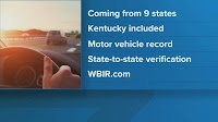 New, returning residents transferring from 9 states required to present MVR when applying for TN driver's license