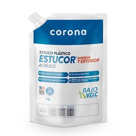 Estucor Estuco Plastico 1K Bolsa 81001 Corona