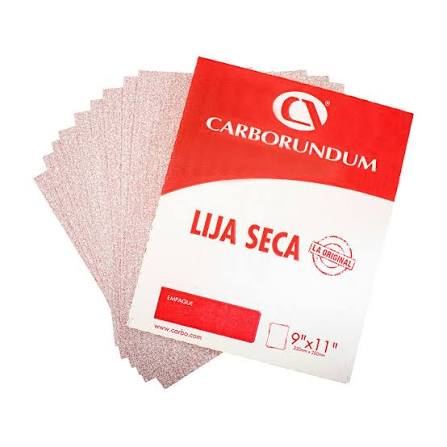 Lija En Seco Carburundum No. 220 Sain-0117
