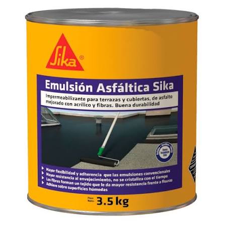 Sika Emulsion Asfaltica x 3.5Kg 923 Sye