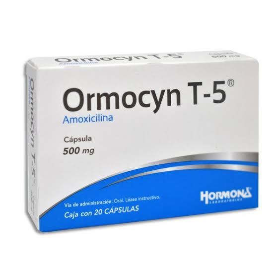 ORMOCYN T-5 c/12 CAPS. 500 MG.