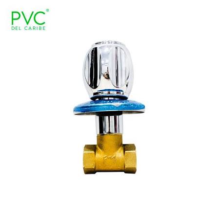 Control Registro Ducha bronce Manilla Cromada S-001