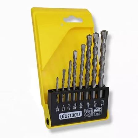 Juego de Brocas Muro 8Pcs Jbr03