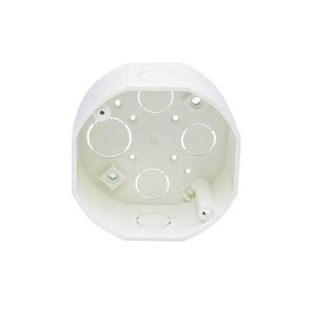 Caja 4x4 octagonal Plastica Blanca 220035