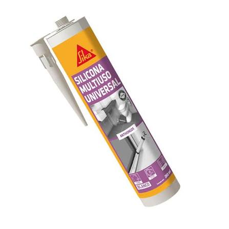 Silicona Multiuso Universal Sika  280Ml Antihongos