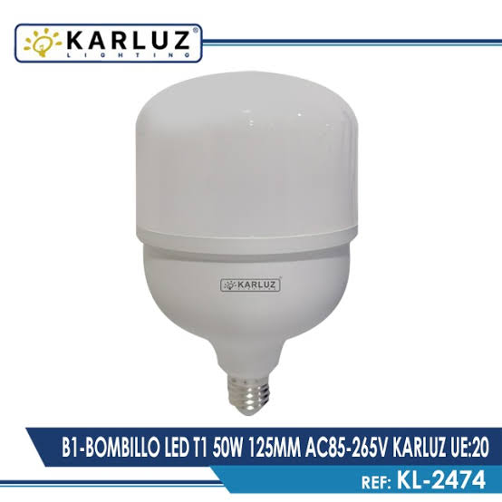 Bonbillo Led Bulbo 50W 140MM 265v 2474BZ Karluz