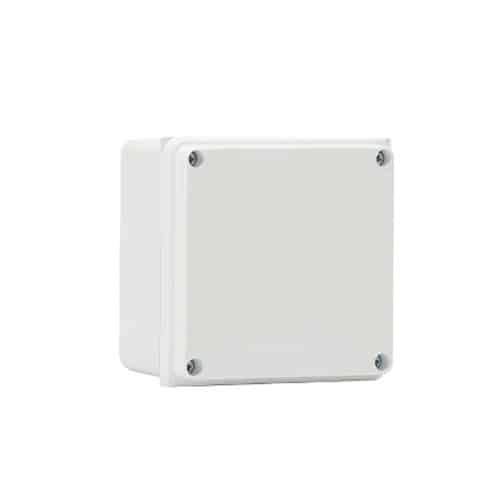 Caja Cuadrada Plastica Blanca  220036