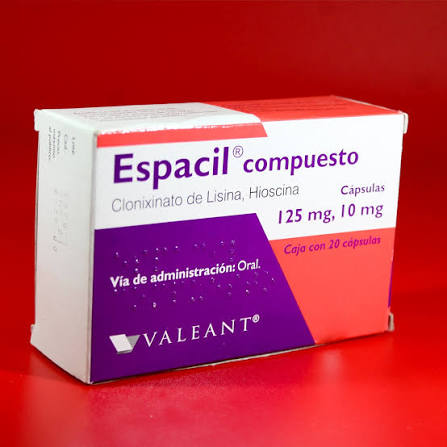 ESPACIL Compuesto c/20 CAPS. 125/10 MG.