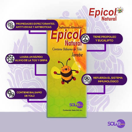 EPICOL Natural JARABE Fco. 120 ML.