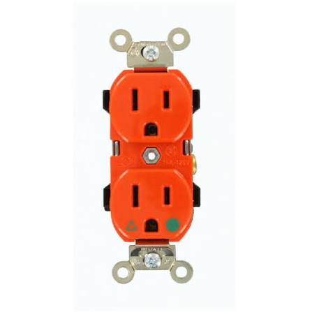 Toma Hospitalario js Electric Naranja 22081