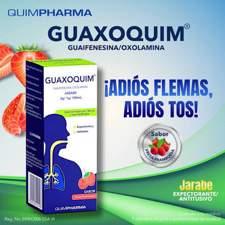 GUAXOQUIM JARABE Sab. Fresa-Frambuesa Fco. 140 ML. 2-1 G/100 ML.
