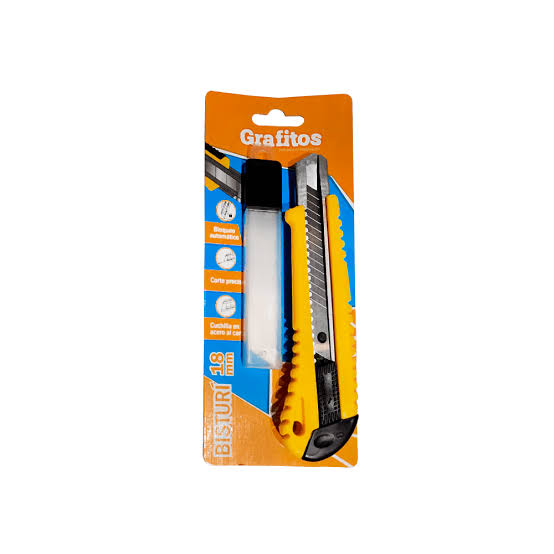 exacto industrial con repuesto grafito su-063