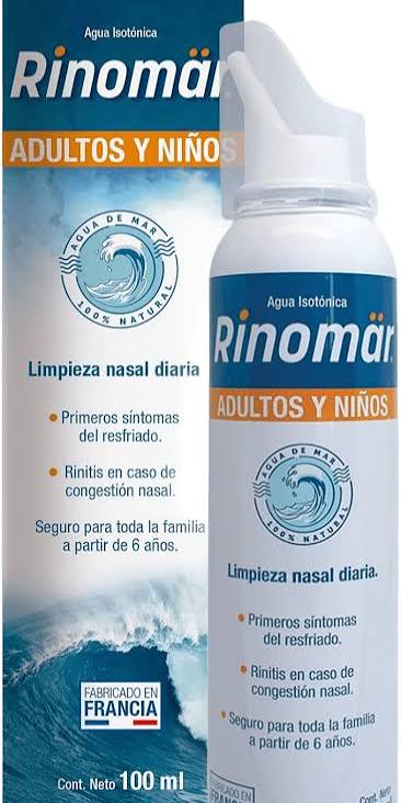 RINOMAR Agua de Mar Niño-Adulto SOL. NASAL SPRAY Fco. 100 ML.
