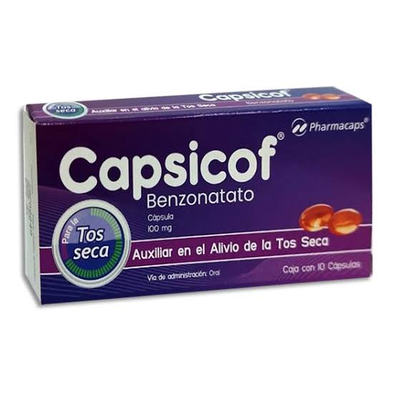 CAPSICOF c/10 CAPS. 100 MG.