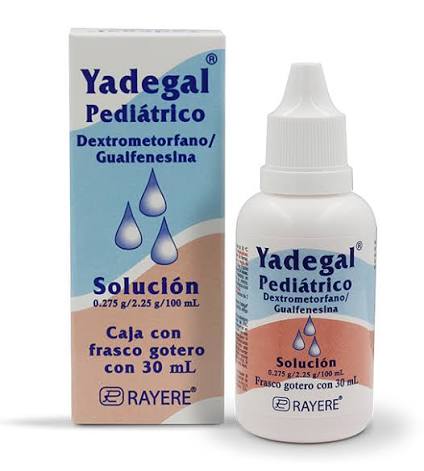YADEGAL SOL. PEDIÁTRICO Fco. Gotero 30 ML. 0.275-2.25 G/100 ML.