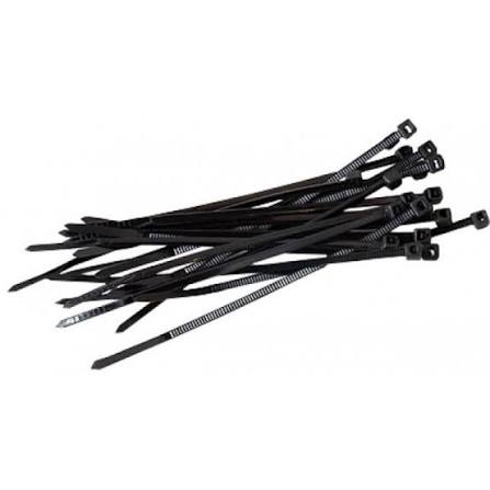 Amarre Plastico 3.6MM X 20 Cm  X 10 Cm Negro  Hs0767-3.6  20B Blanca