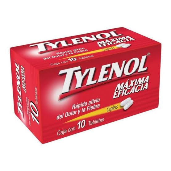 TYLENOL c/10 TABS. 500 MG.