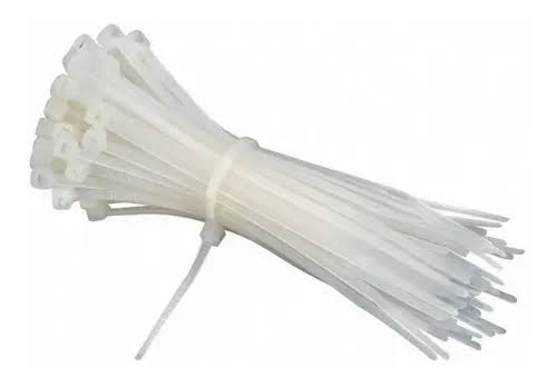 Amarre Plastico 100 MM  x 3 MM Blanco  220043