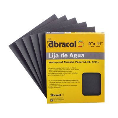 Lija No.100 X 50 Und  Abracol construtec