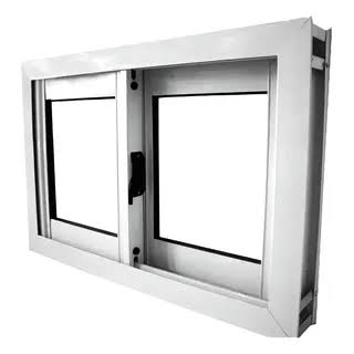 Ventana Vidrio Aluminio 70x70