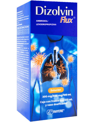 DIZOLVIN FLUX SOL. Fco. 120 ML. 300-600 MG/100 ML.