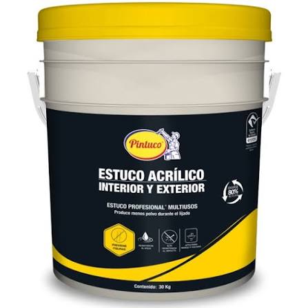 1/2 Cuñete Estucril Plastico Acrilico Interior CRIL-010