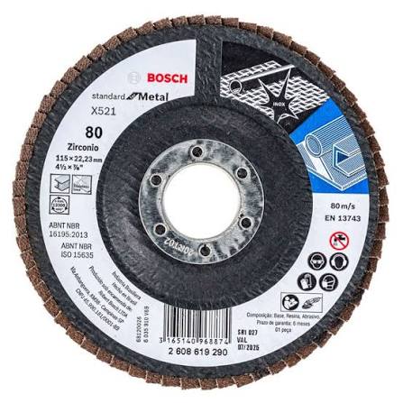 Disco Flap 4.5 H 80 2501