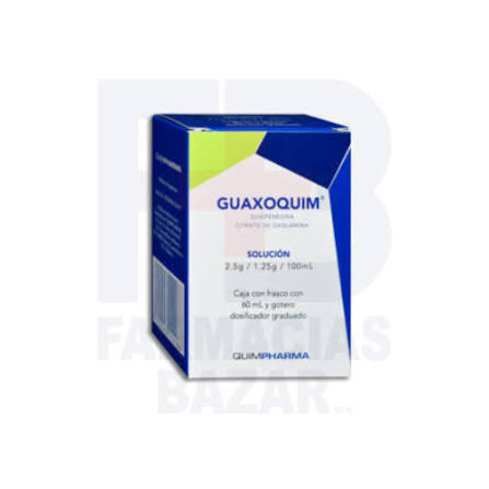 GUAXOQUIM SOLUCIÓN Fco. Gotero 60 ML. 2.5-1.25 G/100 ML.