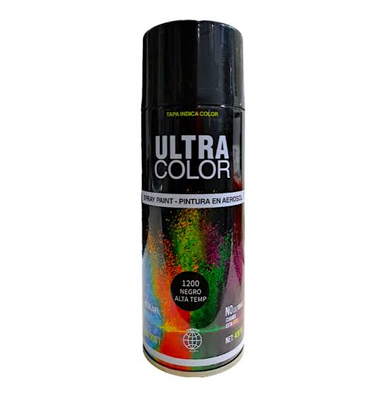 Pintura Spray Negro  Brillante 120028