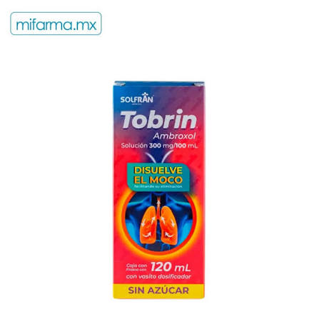 TOBRIN SOLUCIÓN s/Azúcar Fco. 120 ML. 300 MG/100 ML.