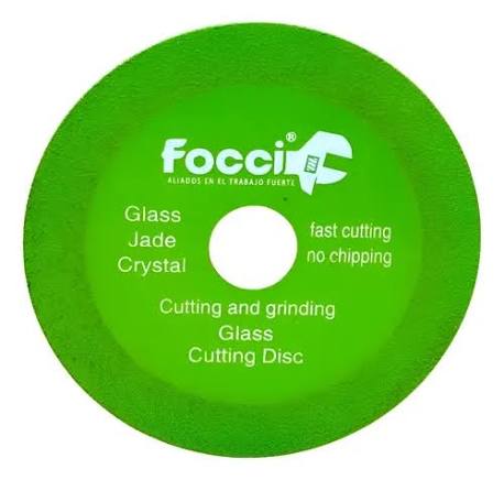 Disco Gr/Disfocci Corte Vidrio Y Ceramica Verde 4 19947