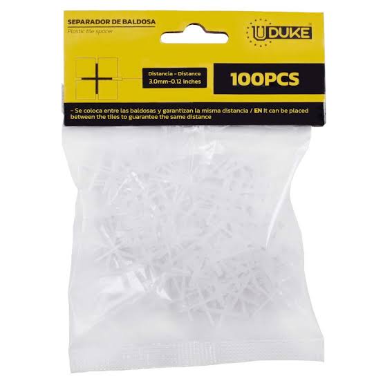 Separador De Baldosa x 3 MM x 100 Pcs  190611