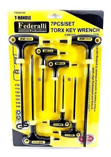 Juego De Llave Torx 7Pcs Security