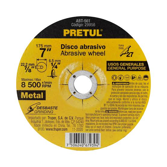 Disco Dedesbaste 7"  6062