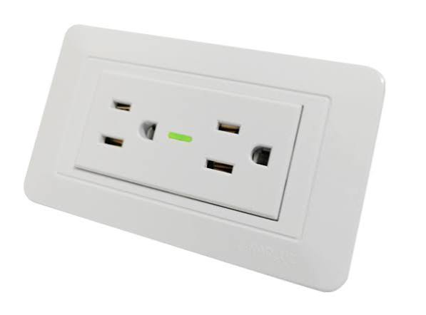 Pm1 Toma Dobles Green Karluz Blanco KL-1085