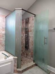 Neo Angle Etched Sandblasted Shower