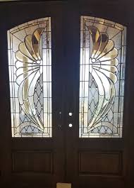 Beveled Glass Front Doors Leaded