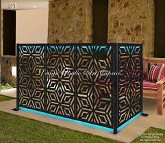 Freestanding Modular Metal Privacy