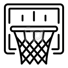 Basketball Basket Icon Outline