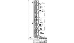 Curtain Wall Glass Section Cad Drawing