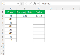 How To Convert Gbp To Usd In Excel