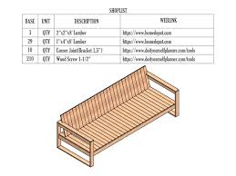 Diy Sofa Plans Sofa Blueprints