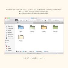 12 Cute Desktop Folder Icons Custom