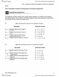 Math1114 Textbook Notes Winter 2017